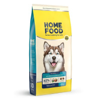Гипоаллергенный сухой корм Home Food Форель с рисом для взрослых собак больших пород, 10 кг