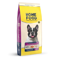 Гипоаллергенный сухой корм Home Food Телятина с овощами для взрослых собак малых и средних пород, 10 кг