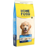 Гипоаллергенный сухой корм Home Food Форель с рисом для щенков средних и больших пород, 10 кг