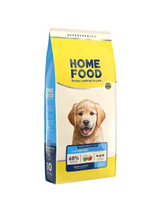 Гіпоалергенний сухий корм Home Food Форель з рисом для цуценят середніх і великих порід, 10 кг