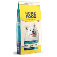 Гипоаллергенный сухой корм Home Food Форель с рисом для взрослых собак средних пород, 10 кг