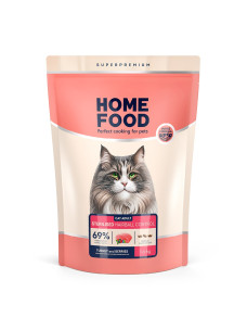 Сухий корм Home Food Adult For Neutered Sterilised індичка та ягода для котів 1,6 кг