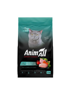Сухой корм Animall Cat Sterilised Lamb Анималл для стерилизованных кошек с курицей и ягнятиной, 12 кг