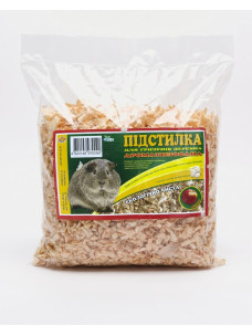 Опилки деревьев подстилка гигиеническая для грызунов, стружка ароматизированная, Яблоко, 360г