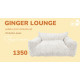 Диван-лежак для котів та собак Ginger Lounge S (Лаунж) ДЖ-018 сірий 60х45см 47433