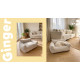 Диван-лежак для котів та собак Ginger Lounge S (Лаунж) ДЖ-018 темно-сірий 60х45см 47656