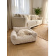 Диван-лежак для котів та собак Ginger Lounge S (Лаунж) ДЖ-018 сірий 60х45см 47433