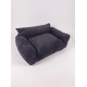Диван-лежак для котів та собак Ginger Lounge S (Лаунж) ДЖ-018 темно-сірий 60х45см 47656
