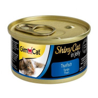 Вологий корм GimCat Shiny Cat для котів, тунець, 70 г