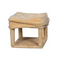 Игровой комплекс Goldy Contemp (Контемп) бежевый 40х60см, 30х45см, домик 34х34х30см 50/60см,высота 113см, когтеточка для котов 42849 джут ГК-032