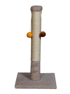Игровой комплекс Goldy Classic (Классик) бежевый 37х37см, высота 72см, когтеточка для котов 45989 джут ГК-031