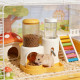 Поїлка вертикальна для гризунів  із годівницею Land Pet Hamster  80 мл 47068