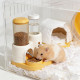 Поїлка вертикальна для гризунів  із годівницею Land Pet Hamster  80 мл 47068