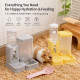 Поїлка вертикальна для гризунів  із годівницею Land Pet Hamster  80 мл
