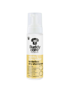 Сухий шампунь-піна Buddy Care Vanilla & Shea Butter безводний шампунь для собак з ароматом ванілі та масла ши 200 мл (ml) Арт. B95808