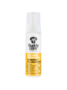Сухий шампунь-піна Buddy Care Itch Relief Milk & Honey безводний шампунь для собак Молоко та мед 200 мл (ml) Арт. B83409