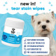 Серветки Buddy Care Tear Stain Eye Wipes для очищення очей та слізних доріжок у собак 100 шт. Арт. B98304