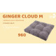 Лежак для собаки Ginger Cloud М (Клауд) ДЖ-008 коричневий 75х85см №1 46002