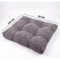 Лежак для собаки Ginger Cloud L (Клауд) ДЖ-008 сірий 80х100см №2 46005