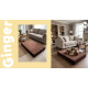 Лежак для собаки Ginger Dream L (Дрим) ДЖ-005 коричневый 100х65см 46010