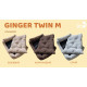 Лежак для собак Ginger Twin M (Твин) ДЖ-003 коричневый 80х60см 46020