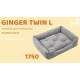 Лежак для собак Ginger Twin L (Твин) ДЖ-004 бежевый 100х70см 46022