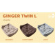 Лежак для собак Ginger Twin L (Твин) ДЖ-004 бежевый 100х70см 46022