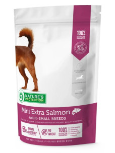 Сухой корм Nature's Protection Mini Extra Salmon Adult Small Breeds (NPS45736) с лососем для взрослых собак малых пород, 500 г