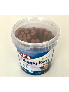 Лакомство для собак TRIXIE 31498 Soft Snack HappyRolls Рулетики с лососем, 500 г