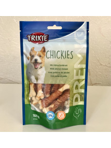 Ласощі для собак TRIXIE 31591 Premio Chickies Кісточки жувальні з курячою грудкою, 100 г
