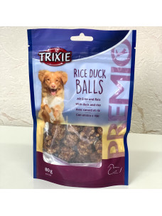 Лакомство для собак TRIXIE 31704 PREMIO Rice Duck Balls Шарики из утки и риса, 80 г