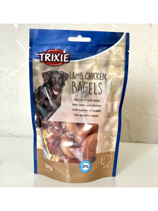 Лакомство для собак TRIXIE 31707 PREMIO Lamb / Chicken Bagels Бублики с курицей и бараниной, 100 г