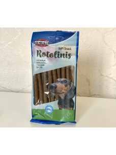 Лакомство для собак Trixie 3171 Soft Snack Rotolinis Мягкие палочки с мясом домашней птицы 12,5 см * 12 шт / 120 г