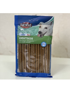 Лакомство для собак TRIXIE 3173 Denta Fun Dentros Палочки для зубов с мясом домашней птицы, 7 шт / 180 г
