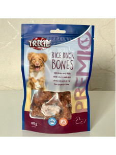 Лакомство для собак TRIXIE 31742 PREMIO Rice / Duck Bones Косточки из утки и риса, 80 г