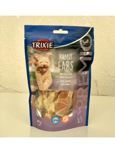 Лакомство для собак TRIXIE 31808 PREMIO Rabbit Ears Ушки кролика и куриное филе, 80 г