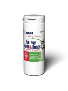 Вітаміни GIGI For Large Joints & Bones для суглобів собак великих порід Джі Джі (Активет), 100таб (1таблетка на 20кг)