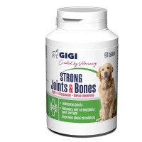 Вітаміни GIGI STRONG Joints & Bones для суглобів собак малих порід Джі Джі (Активет), 90 таб (1 таблетка на 10кг)