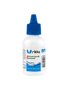 Малахитовый зеленый RIKKA для лечения аквариумных рыбок, 100 мл