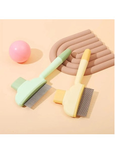 Самоочищающаяся чесалка-пуходерка 18мм/13мм 20х7,5см