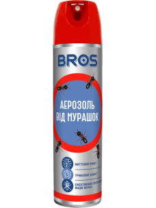 Аерозоль Bros інсектицидний засіб від мурашок усередині та зовні приміщень, 150 мл (Брос)