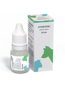 Отофлокс краплі вушні для котів та собак BioTestLab, 10 мл