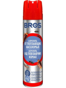 Аерозоль Bros від комах, що повзають, 400 мл (Брос)