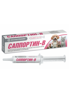 Саппортин-В паста  для истощенных от онкологии и химиотерапии домашних животных, 15 мл
