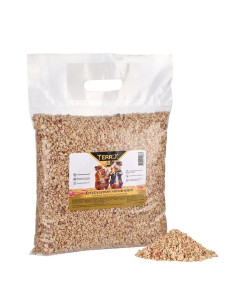 Кукурузный наполнитель TerriX гигиеническая подстилка для грызунов, попугаев, рептилий, 5л