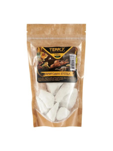 Мел природный для улиток Ахатин, рептилий, грызунов, папугаев TerriX 100 г