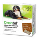 Таблетки антигельминтные Bayer Drontal Plus XL (Drontal Plus XL) со вкусом мяса для собак, 1 табл. на 35 кг веса животного, 2 таб.