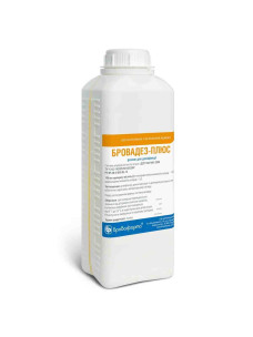 Бровадез плюс, раствор для дезинфекции, 1 л флакон. Бровафарма