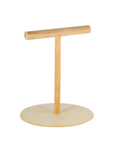 Деревянная жердочка для попугаев на подставке 16 см (Лори)