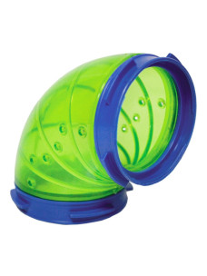 Игрушка для грызунов Лори туба угловая для туннелей пластиковая